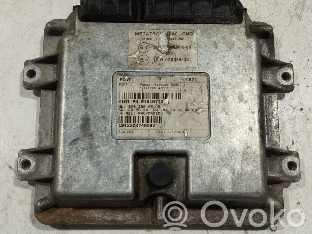 Fiat Panda II Centralina/modulo GPL 