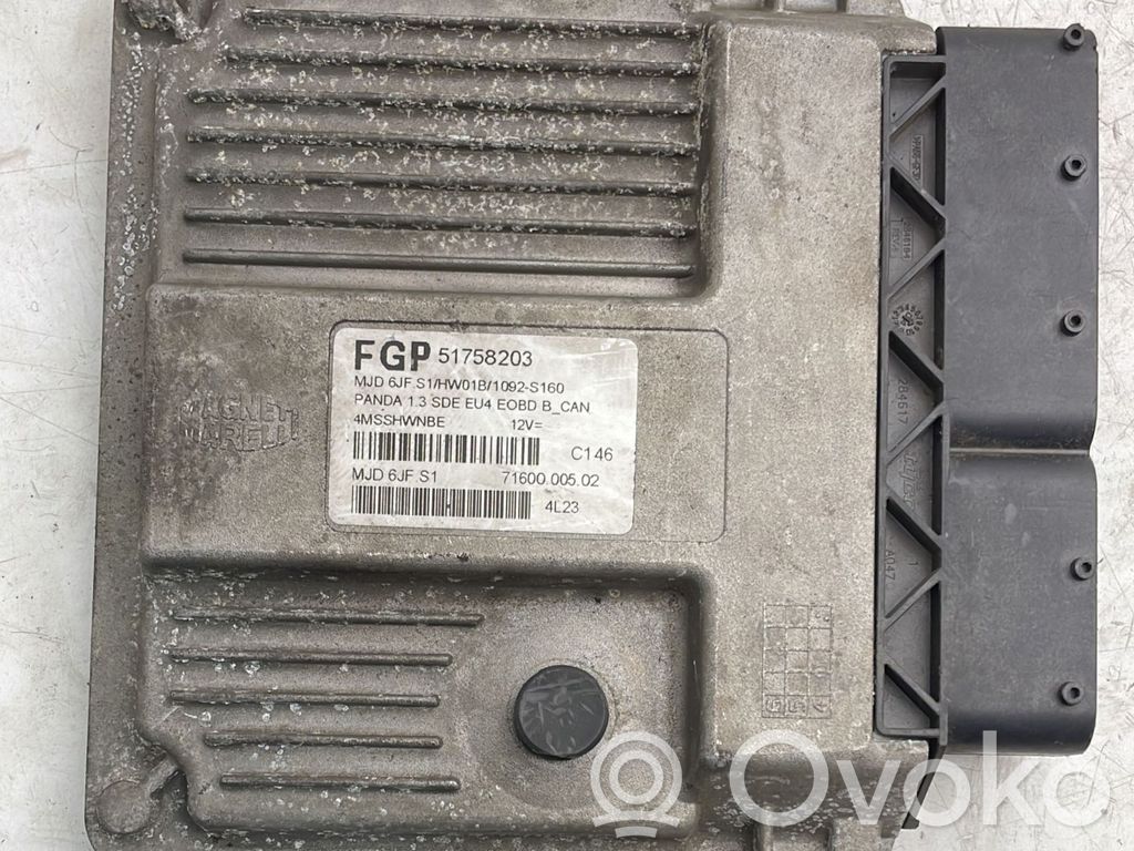 Fiat Panda II Centralina/modulo del motore