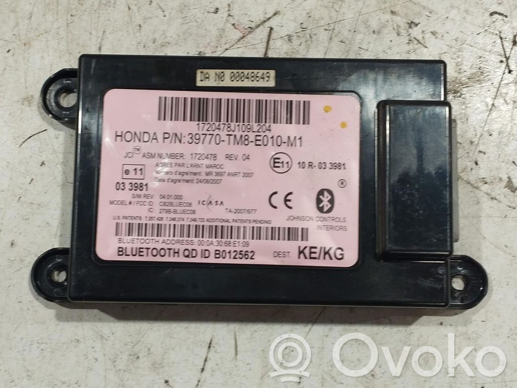 Moduł / Sterownik Bluetooth   39770TM8E010M1,39770TM8E010M1