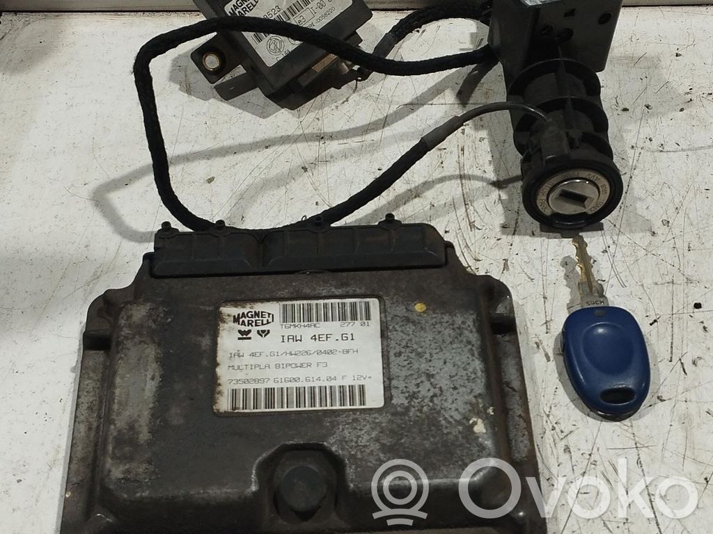Fiat Multipla Engine ECU kit and lock set 