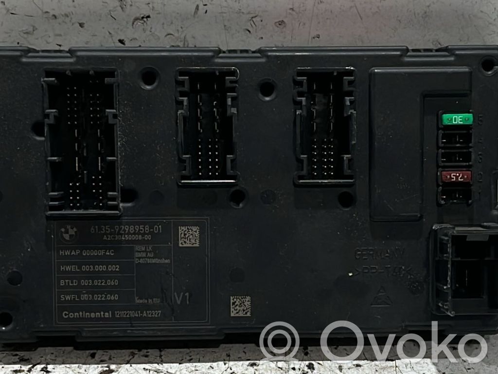 BMW 3 F30 F35 F31 Modul de control caroserie central 