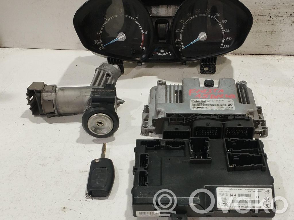 Ford Fiesta Engine ECU kit and lock set 