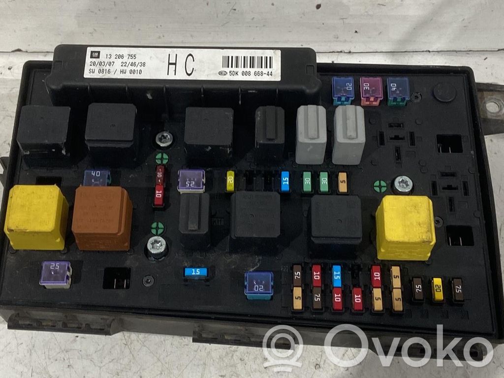 Módulo de fusible   13206755,13206755