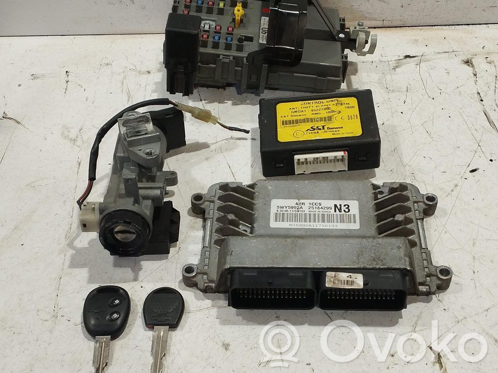 Chevrolet Aveo Kit centralina motore ECU e serratura 