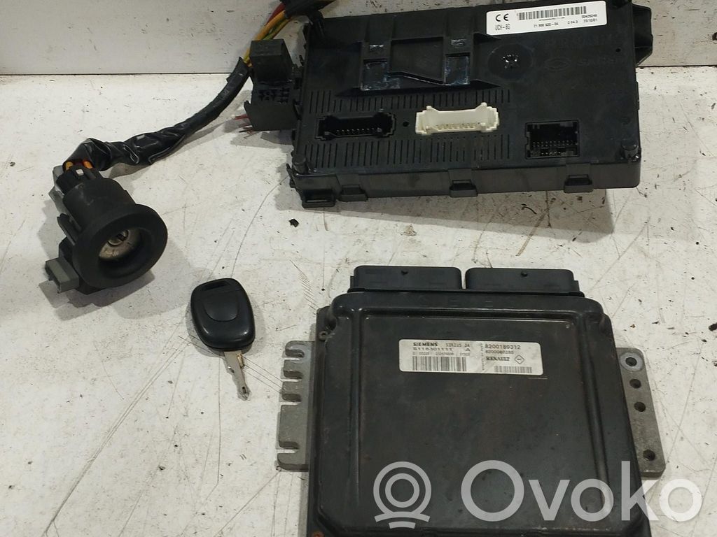 Renault Clio II Kit calculateur ECU et verrouillage 
