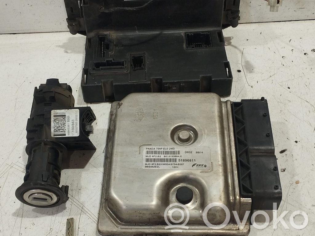 Fiat Panda II Kit centralina motore ECU e serratura