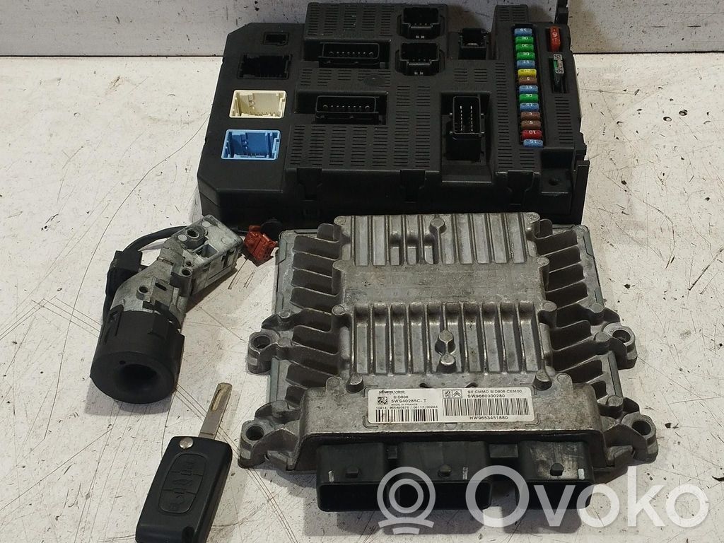 Citroen C2 Engine ECU kit and lock set 