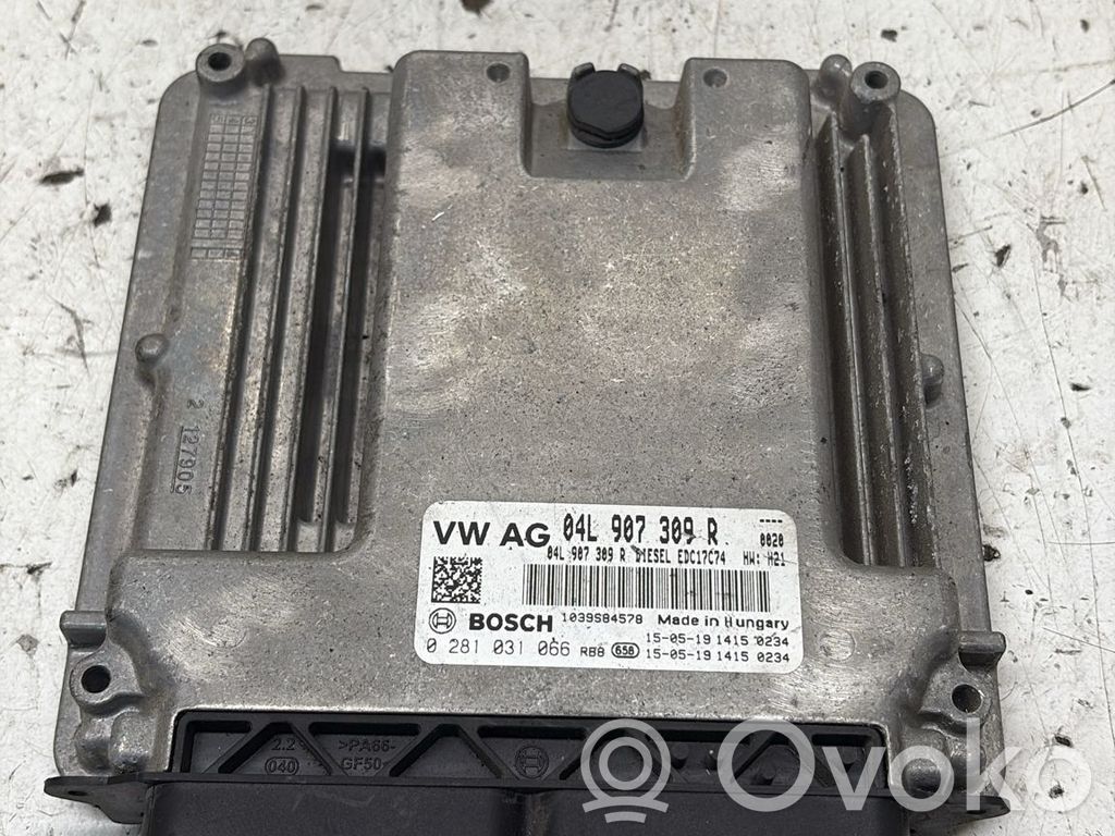 Unidad de control/módulo del motor   04L907309R,04L907309R