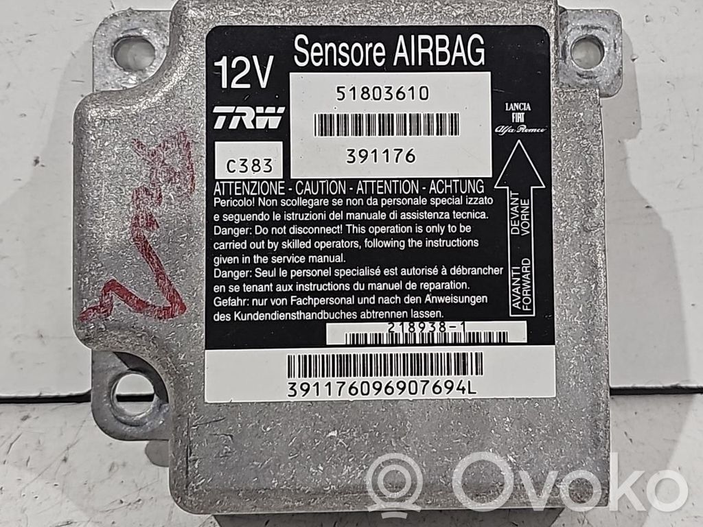 Fiat Panda II Unitate/modul de comandă airbaguri 