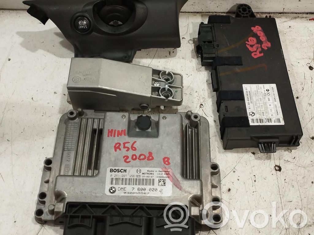 Mini One - Cooper Coupe R56 Kit centralina motore ECU e serratura 