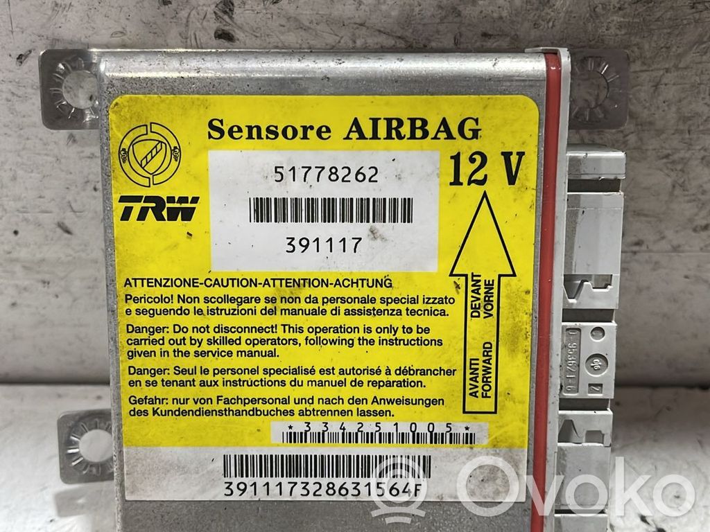 Fiat Panda II Module de contrôle airbag 