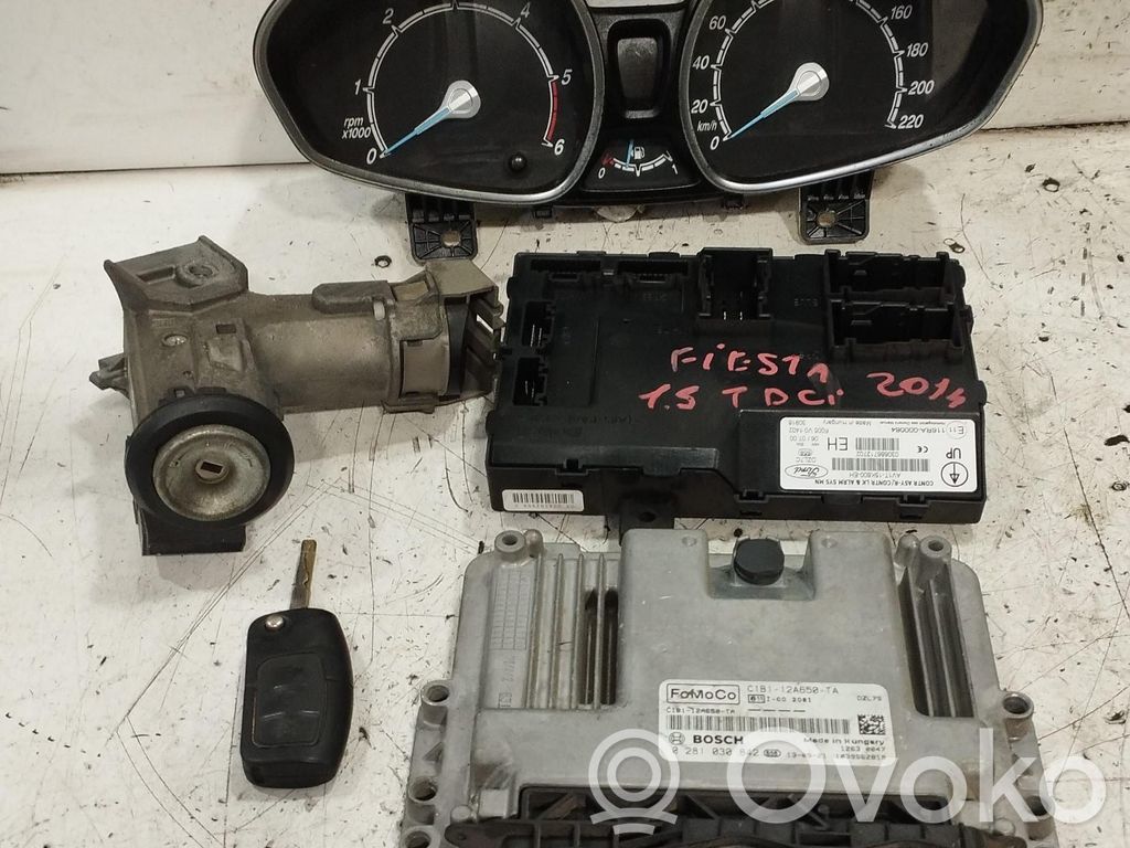 Ford Fiesta Kit centralina motore ECU e serratura 