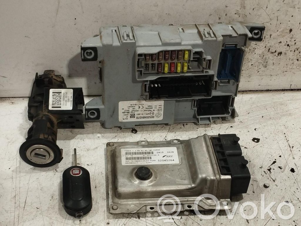 Fiat Panda III Engine ECU kit and lock set 