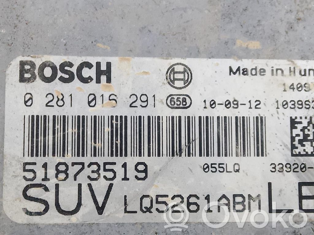 Fiat Sedici Engine control unit/module 