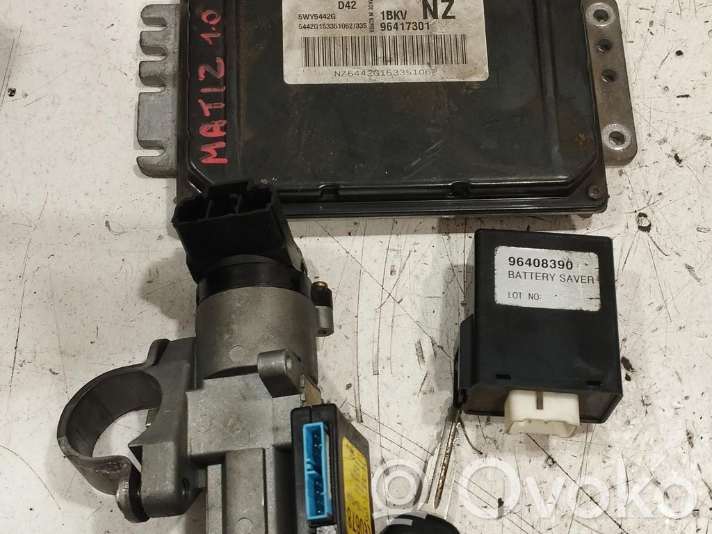 Chevrolet Matiz Engine ECU kit and lock set 