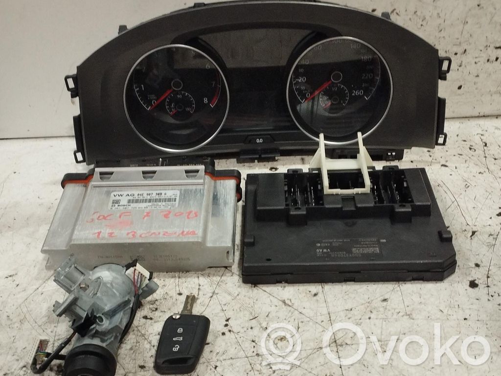 Volkswagen Golf VII Kit centralina motore ECU e serratura