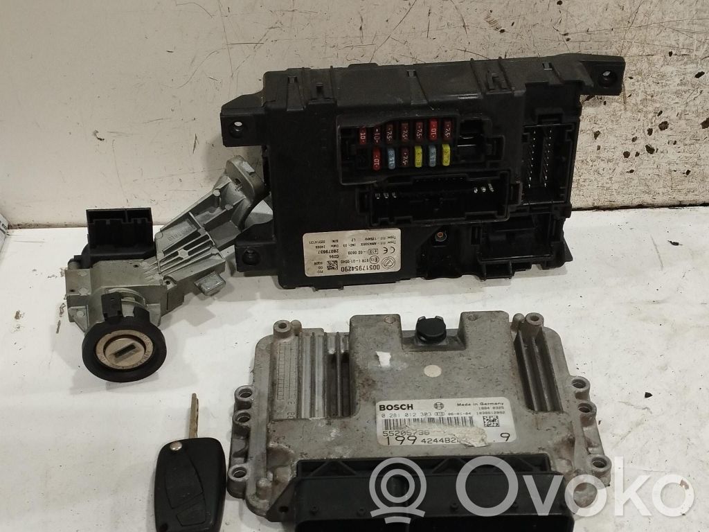 Fiat Grande Punto Kit centralina motore ECU e serratura 