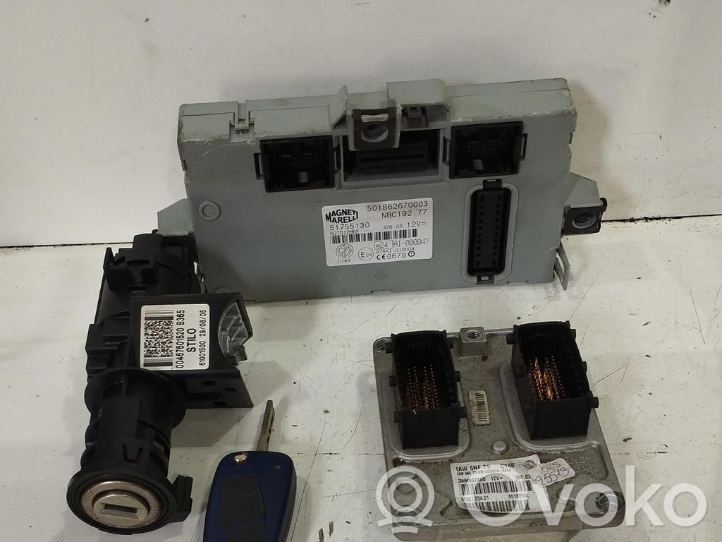 Fiat Stilo Kit cu ECU motor și set închidere uși 