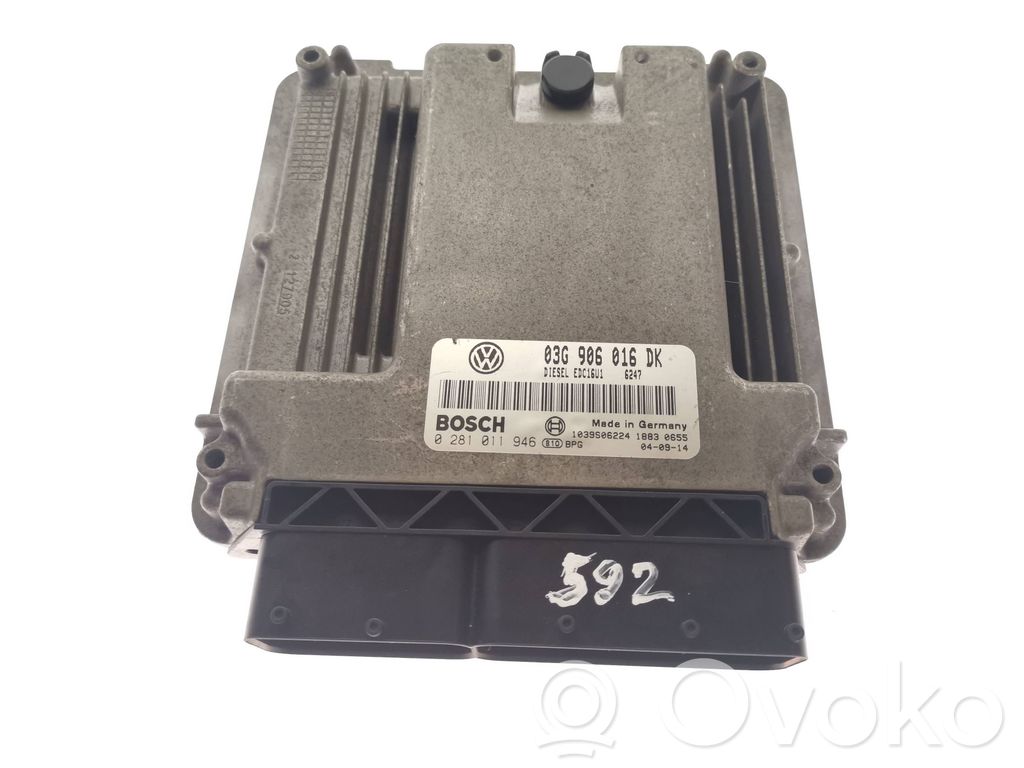 Volkswagen Golf V Engine control unit/module 