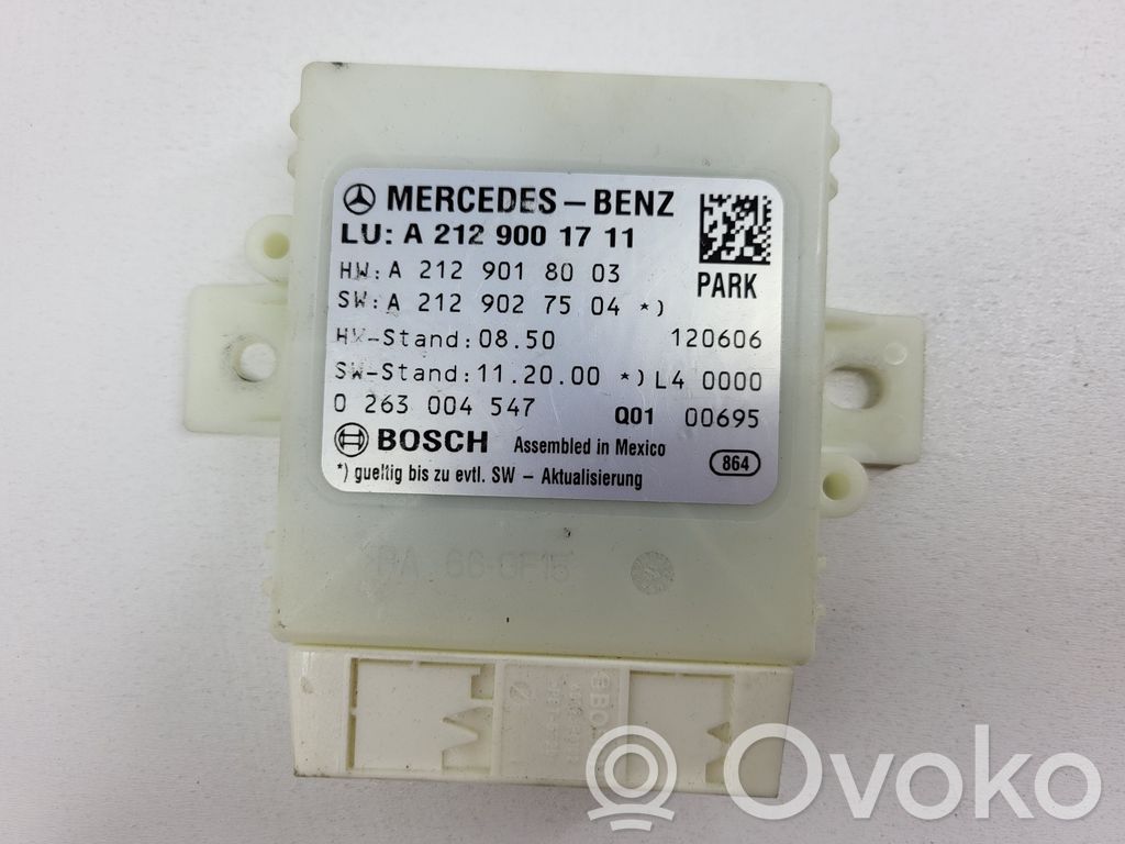 Mercedes-Benz E W212 Sterownik / Moduł parkowania PDC 