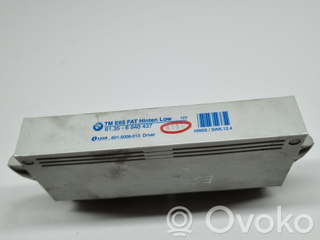 BMW 7 E65 E66 Unité de commande module de porte 