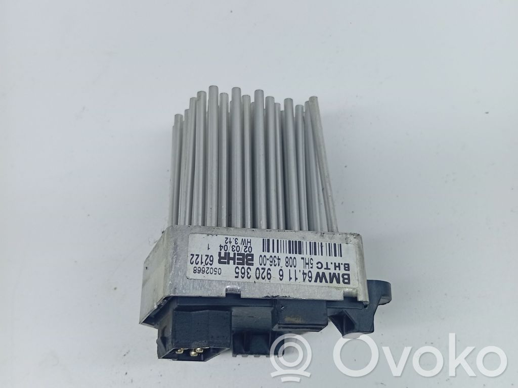 BMW 3 E46 Motor aerotermă/rezistor ventilator 