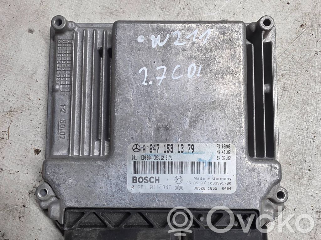 Mercedes-Benz E W211 Engine control unit/module 