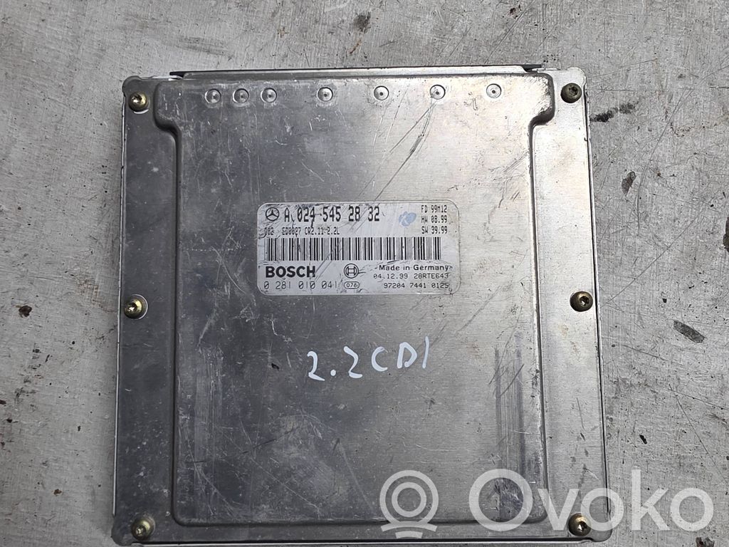 Mercedes-Benz E W212 Engine control unit/module 