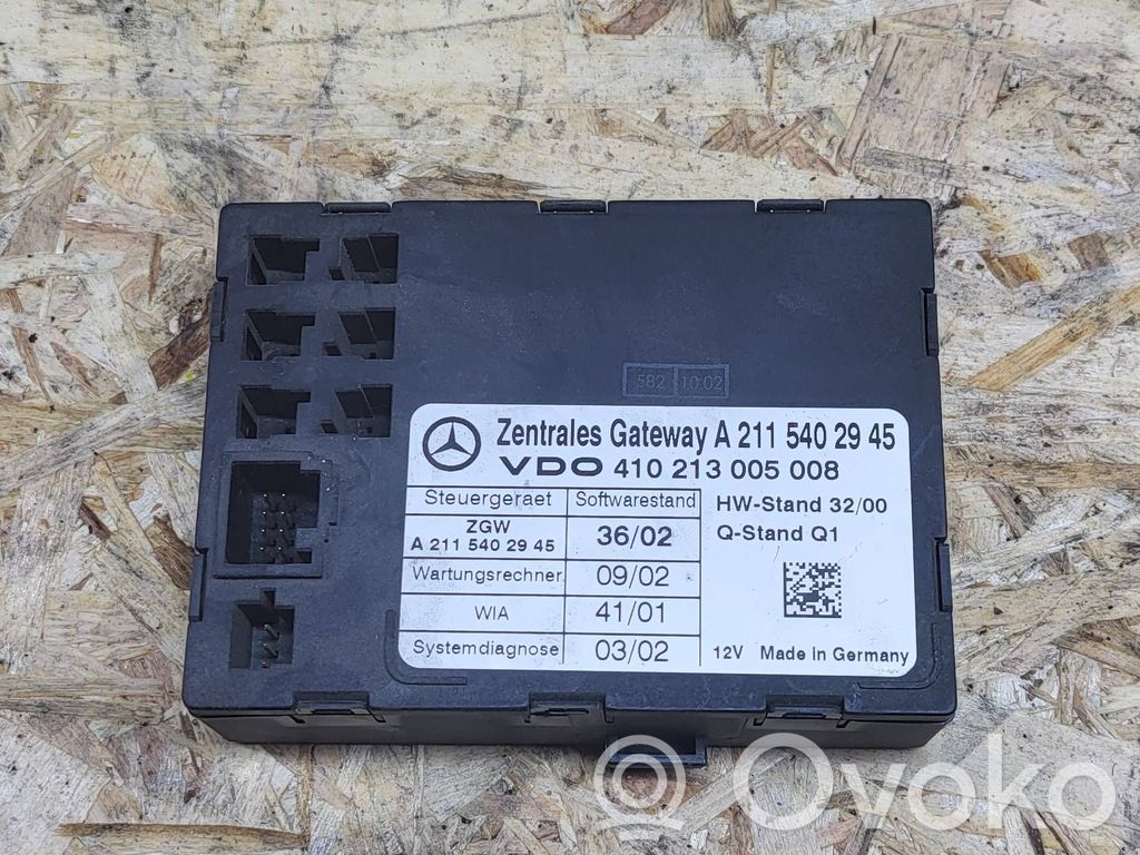 Gateway control module   A2115402945,410213005008