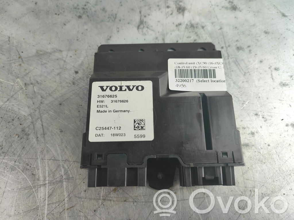 Tailgate/trunk control unit/module   32200217,31654292