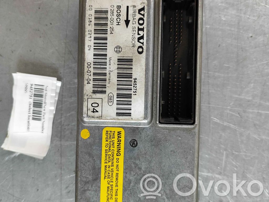 Volvo S80 Airbag control unit/module 