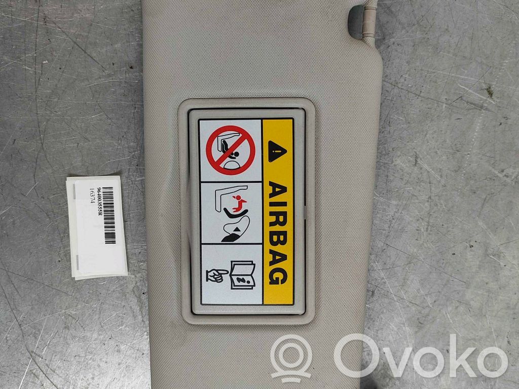 Renault Zoe Sun visor 