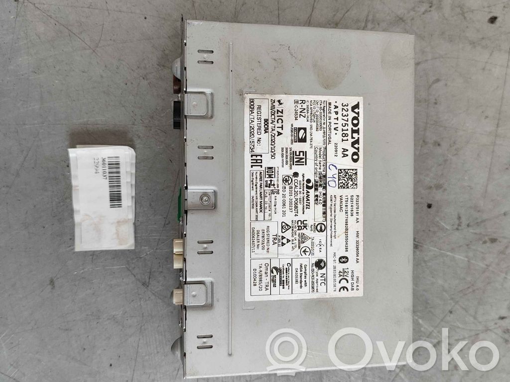 Panel / Radioodtwarzacz CD/DVD/GPS   36011037,36010929,36013467