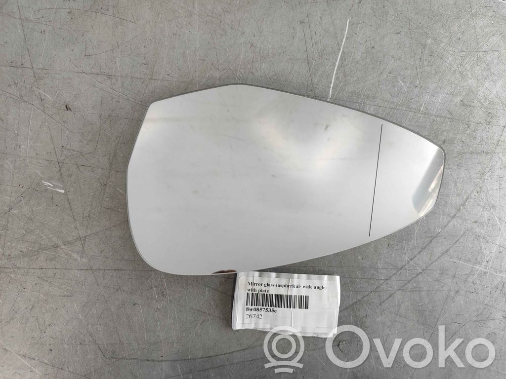 Audi A4 S4 B9 8W Wkład lusterka drzwi 