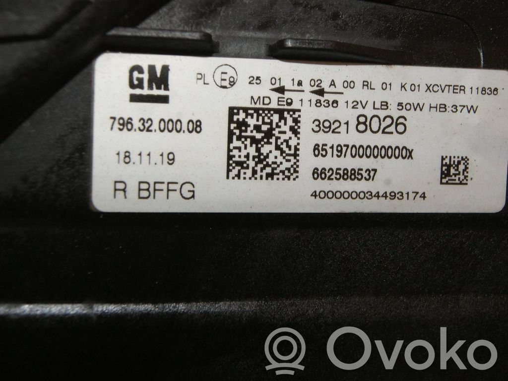 Opel Astra K Scheinwerfer Satz Set 