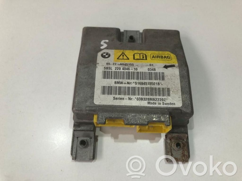 Unidad de control/módulo del Airbag   6945155,6945155