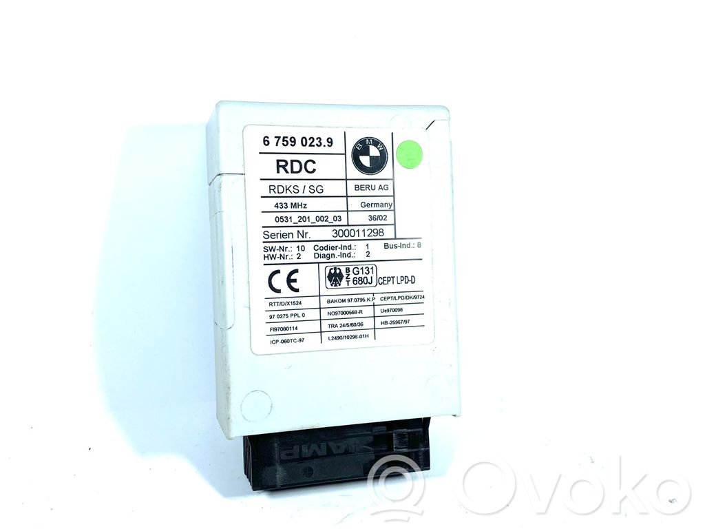 BMW 5 E39 Module de pression des pneus 