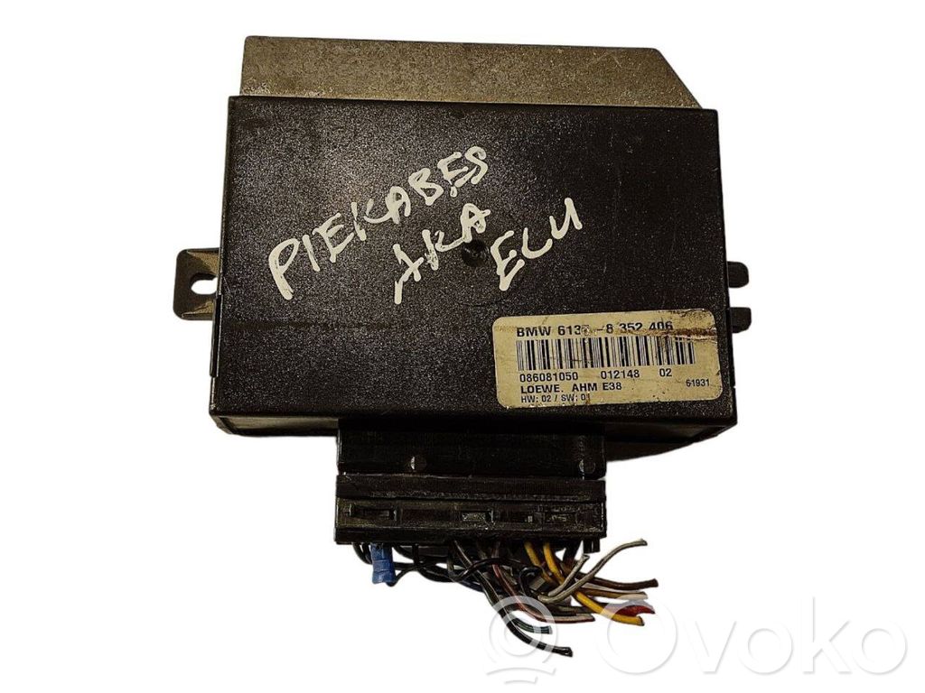 BMW 7 E38 Tow bar trailer control unit/module 