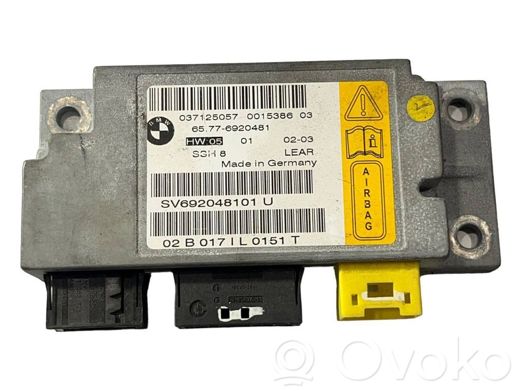 BMW 7 E65 E66 Airbag control unit/module 