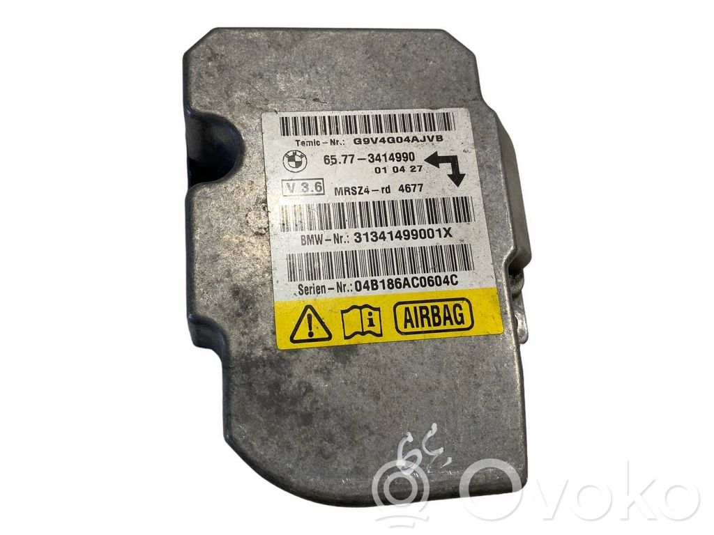 Airbag control unit/module   3414990,31341499001X,04B186AC0604C,65773414990