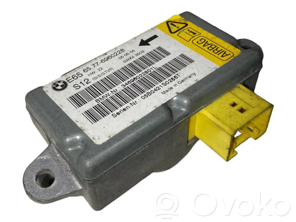 BMW 7 E65 E66 Airbag deployment crash/impact sensor 
