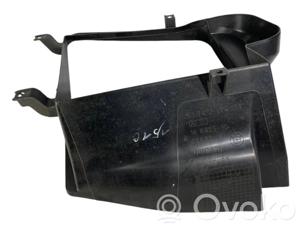 BMW X6 E71 Conducto/guía del intercooler 
