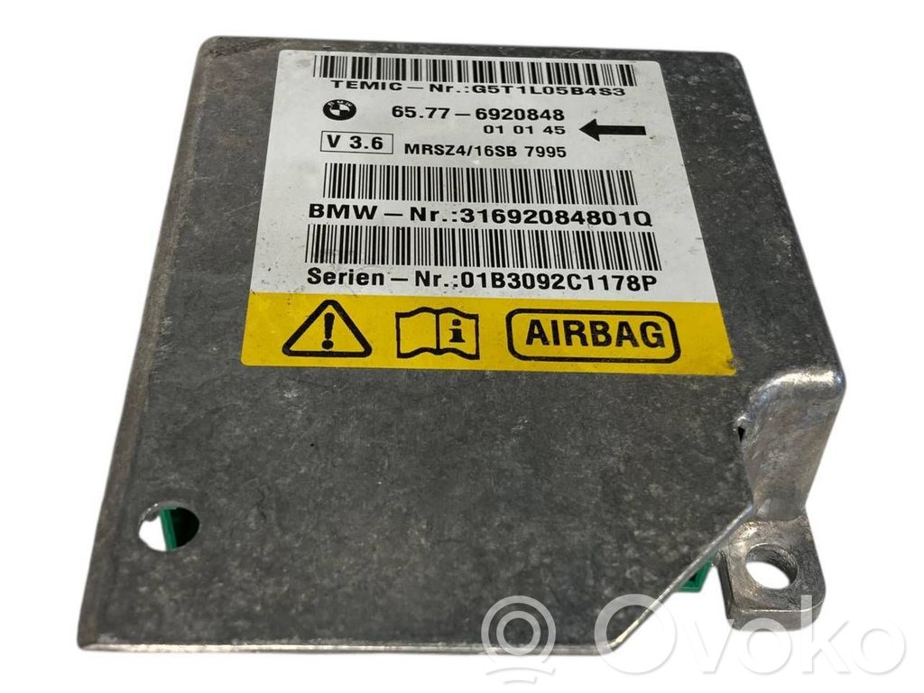 Module de contrôle airbag   6920848,65776920848
