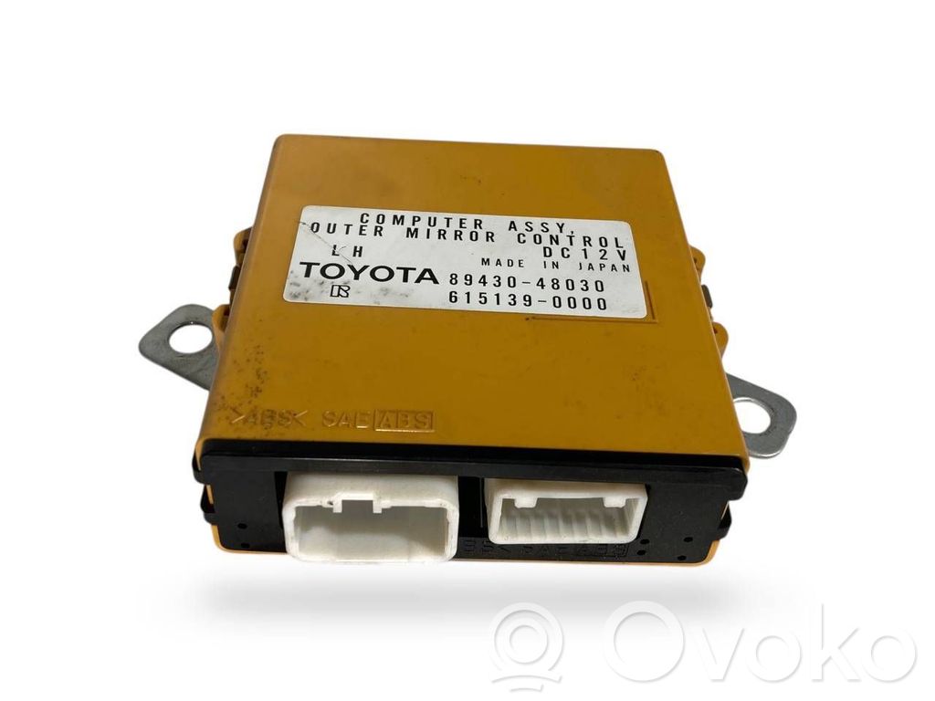 Module de commande rétroviseur latéral   8943048030,6151390000