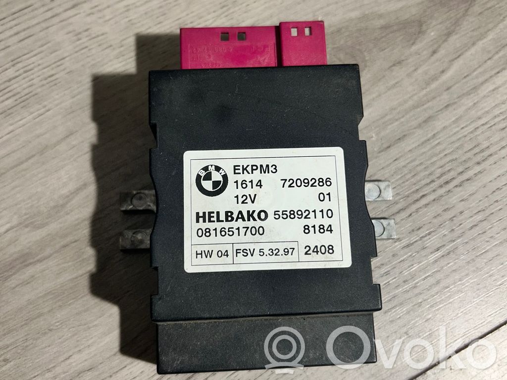 Unité de commande / module de pompe à carburant   7209286,081651700,55892110