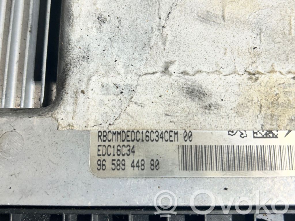 Engine control unit/module   9658944880,EDC16C34