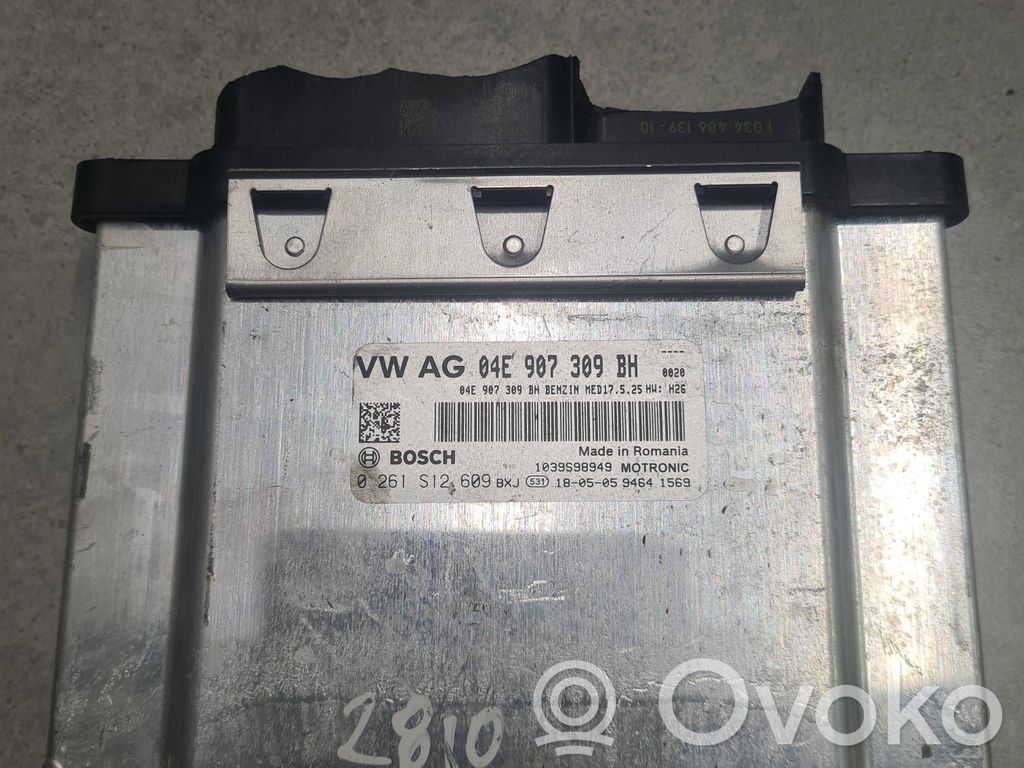 Engine control unit/module   04E907309BH,0261S12609,04E907309BH,1039S98949