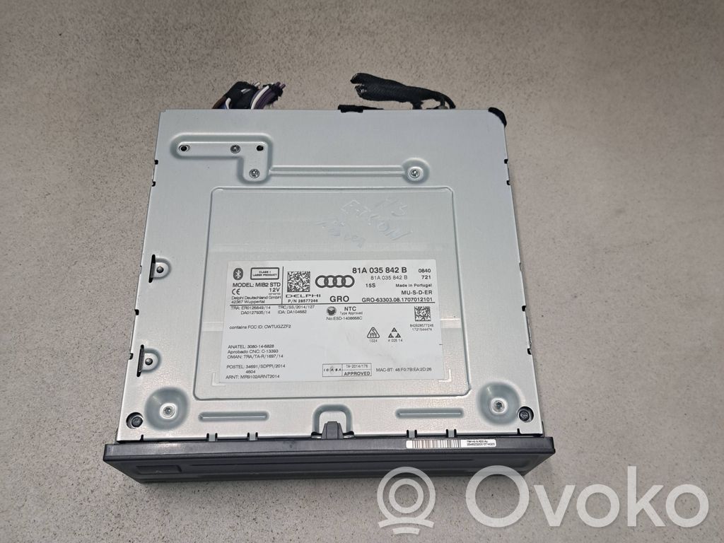 Audi A3 S3 8V CD/DVD-vaihdin 