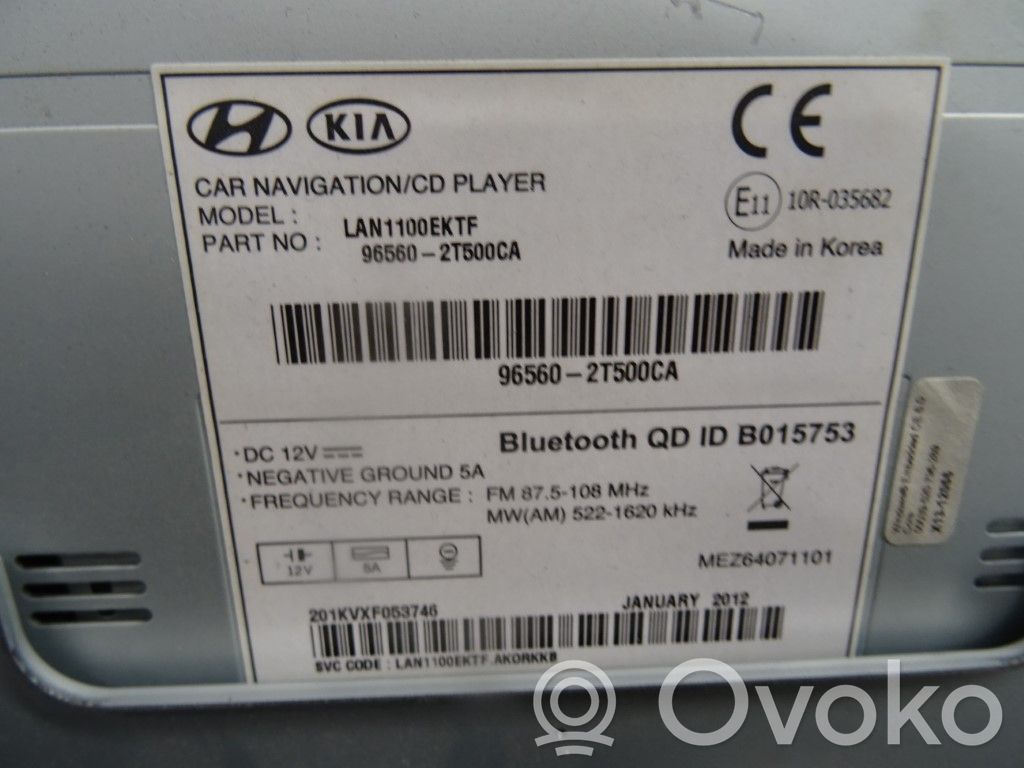 KIA Optima Unité / module navigation GPS 