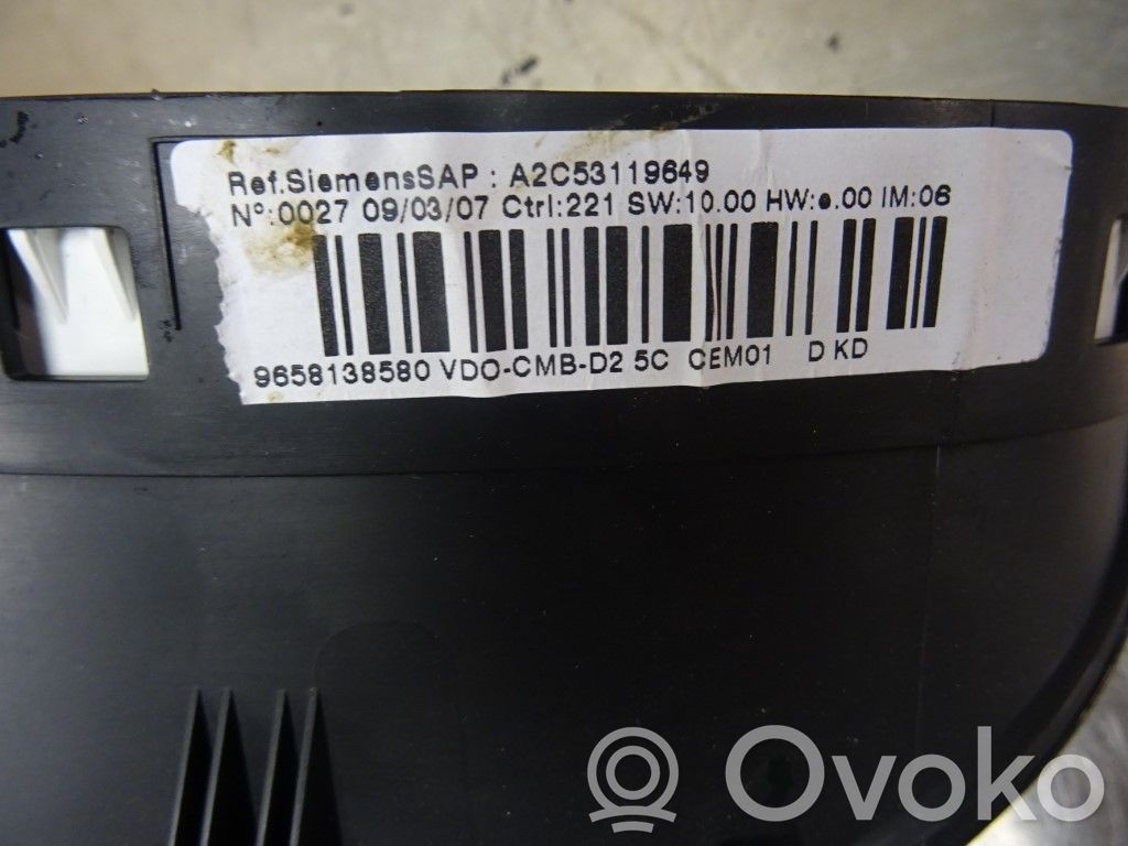 Peugeot 407 Nopeusmittari (mittaristo) 